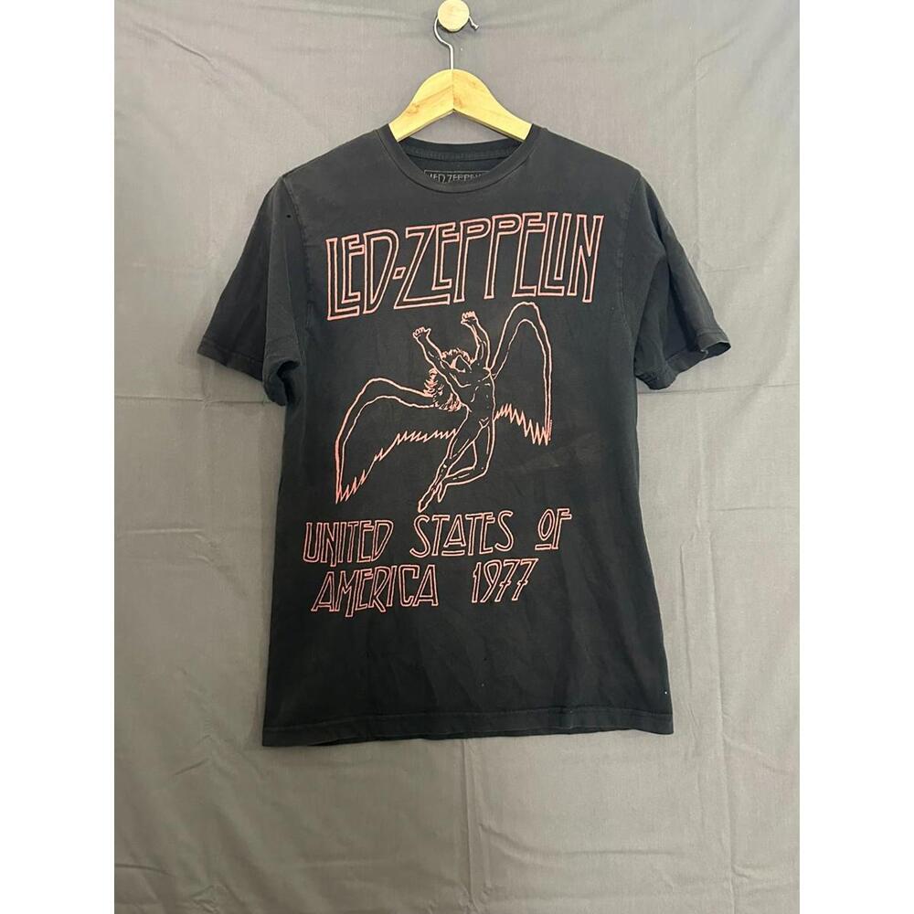 Led Zeppelin United States of America 1977 Tour Graphic Tee - Size Medium